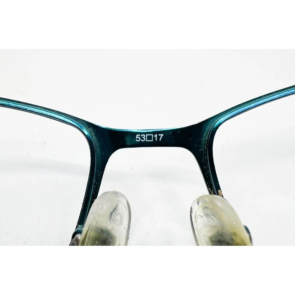 Karen Kane Eyeglasses Womens Teal KOKIA Cutout Temple 53-17-135